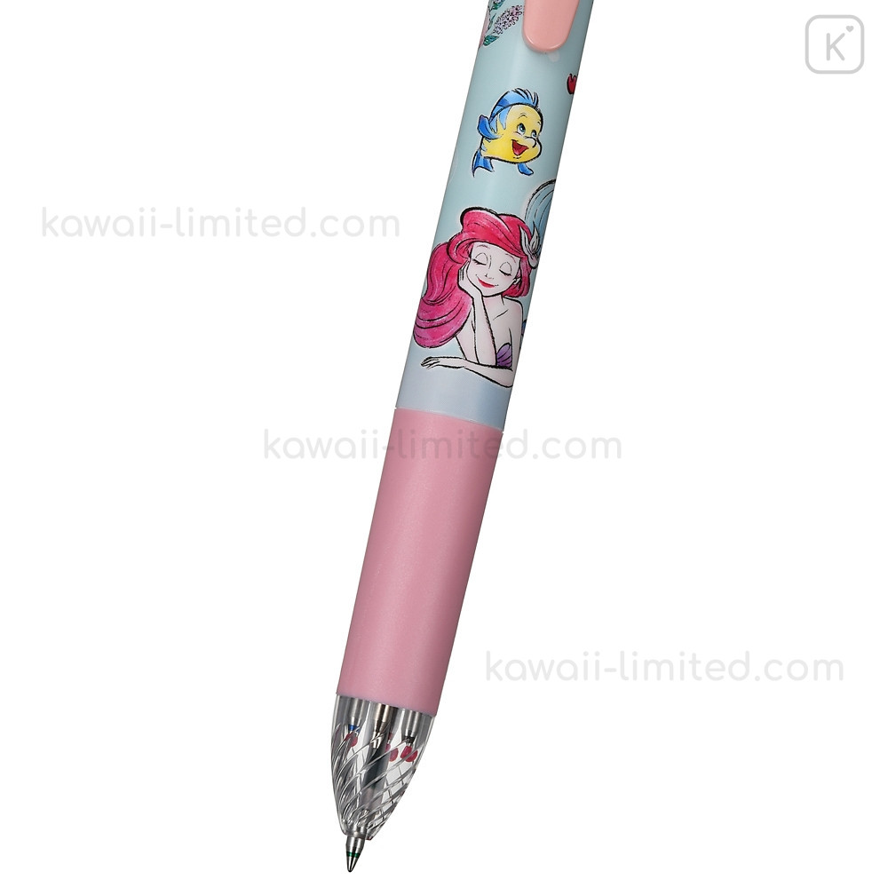 Disney Japan Two Color Mimi Pen Princess Little Mermaid Multi Pen Red /& Black