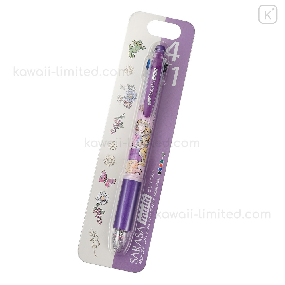 Disney Japan Sarasa Clip 0 5 Gel Pen Mechanical Pencil Rapunzel Kawaii Limited