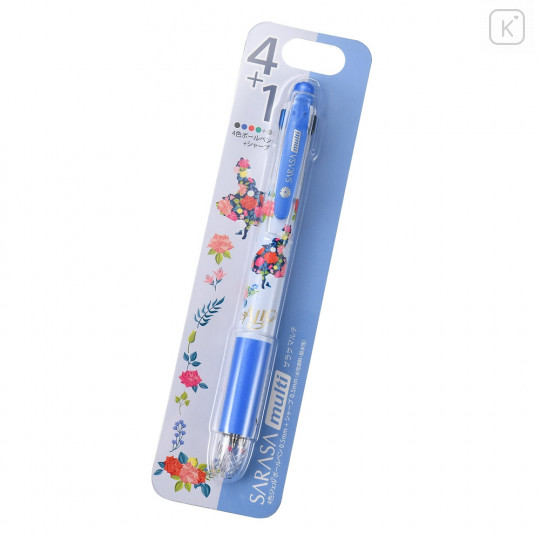 Japan Disney Store Sarasa Multi 4+1 Gel Pen & Mechanical Pencil - Alice in Wonderland - 1