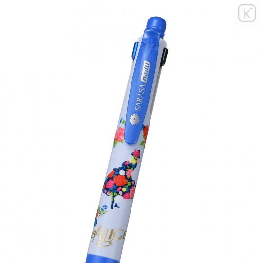 Japan Disney Store Sarasa Multi 4+1 Gel Pen & Mechanical Pencil - Alice in Wonderland - 5