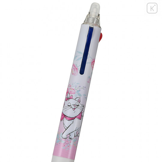 Japan Disney Store FriXion Erasable 3 Color Multi Gel Pen - Marie Cat - 4