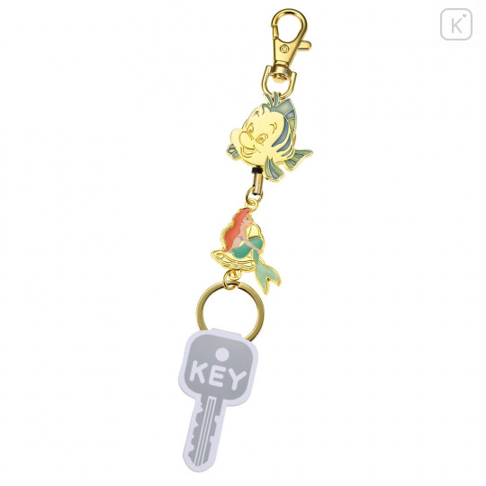 Japan Disney Store Reel Key Chain - Little Mermaid Ariel - 1