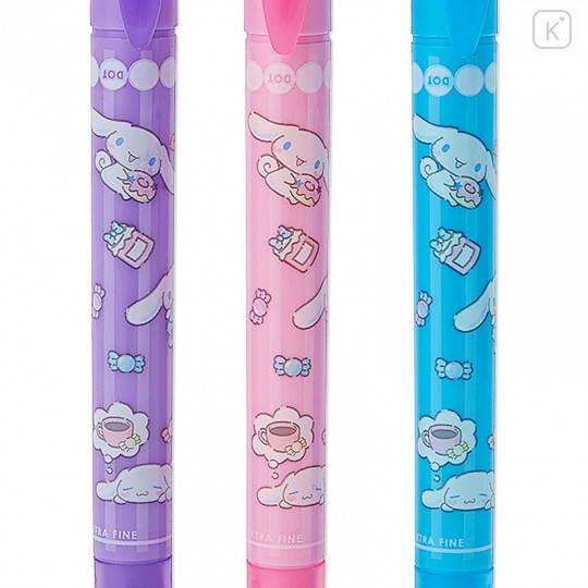 Japan Sanrio Double Tip Water-based Marker 3 Colors Set - Cinnamoroll - 3