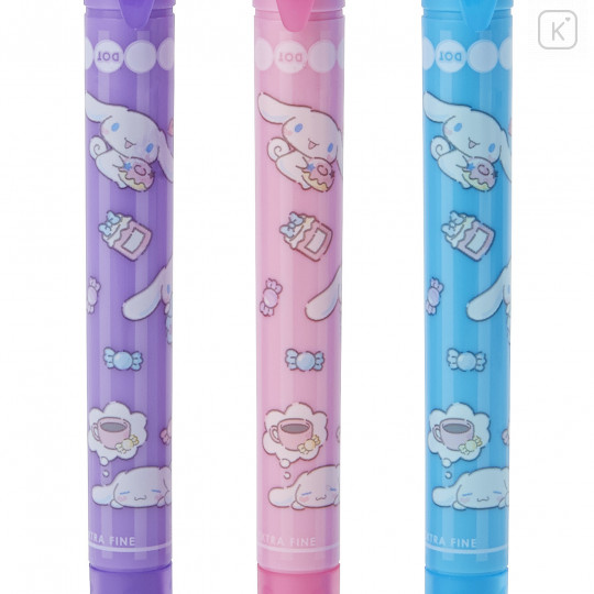 Japan Sanrio Double Tip Water-based Marker 3 Colors Set - Cinnamoroll - 5
