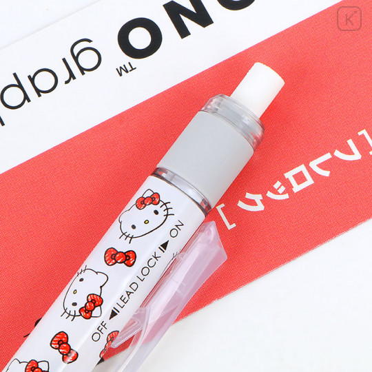 Japan Sanrio Mono Graph Shaker Mechanical Pencil - Hello Kitty / Ribbon - 3