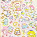 Japan Sanrio Gold Accent Sticker - Sanrio Family / Gashapon - 2