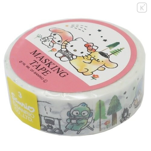 Japan Sanrio Washi Paper Masking Tape - Sanrio Family - 2