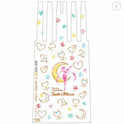 Japan Sailor Moon Hi-Tec-C Coleto 5 Color Barrel - Star Light Yellow - 3
