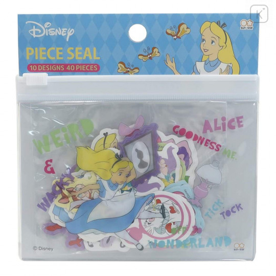 Japan Disney Flake Sticker - Alice in Wonderland - 1