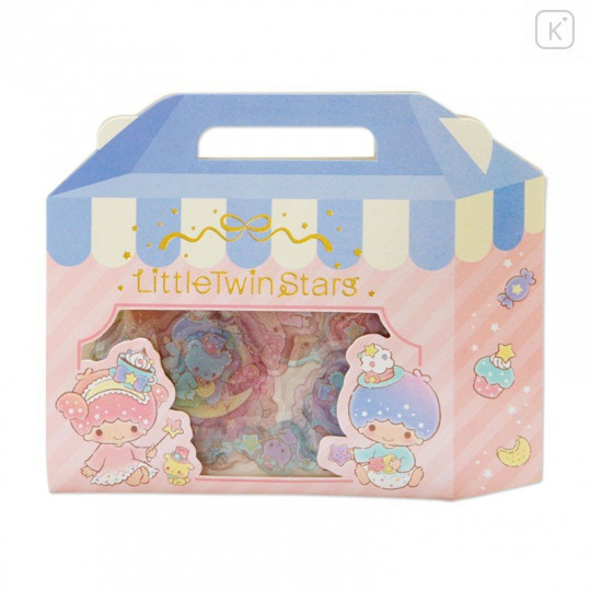 Japan Sanrio Sweets Stickers with Cake Box - Little Twin Stars - 1