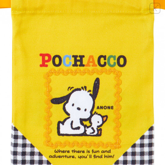 Japan Sanrio Drawstring Bag - Pochacco - 3