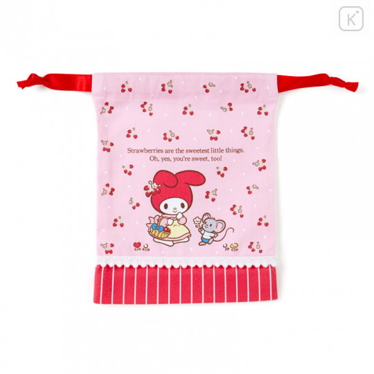 Japan Sanrio Drawstring Bag - My Melody - 2