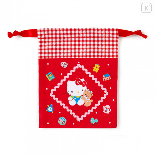 Japan Sanrio Drawstring Bag - Hello Kitty - 1