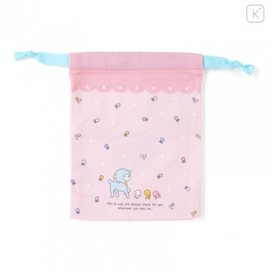Japan Sanrio Drawstring Bag - Little Twin Stars - 2