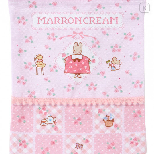 Japan Sanrio Drawstring Bag - Marroncream - 3
