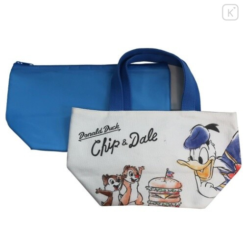 Japan Disney Bag & Cooler Bag - Chip & Dale & Donald Duck - 4