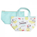 Japan Snoopy Tote Bag with Insulation Pouch - Fruits - 4
