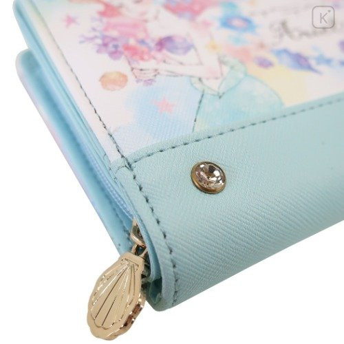 Japan Disney Bi-Fold Wallet - Princess Little Mermaid Ariel - 3
