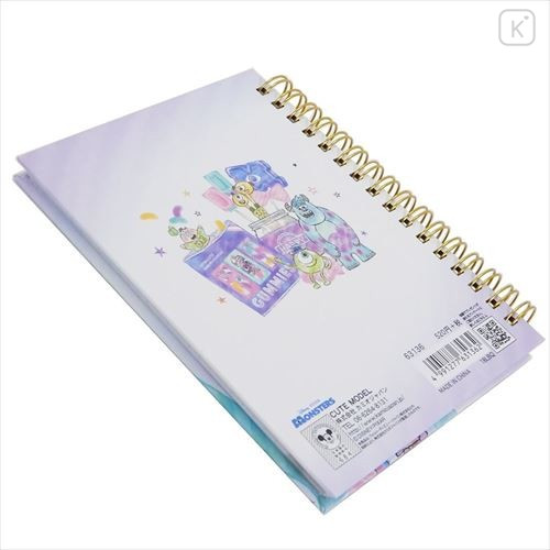Japan Disney A6 Ring Notebook - Monsters University - 3