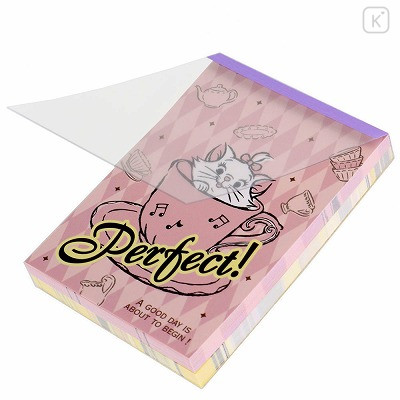 Japan Disney Mini Notepad - Marie Cat - 3