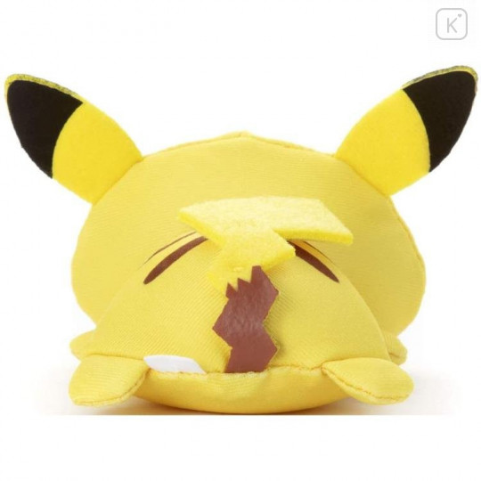 Japan Pokemon Munyumaru Yamper Plush - Pikachu Smirk - 3