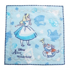 Japan Disney Fluffy Handkerchief Wash Towel - Alice in Wonderland