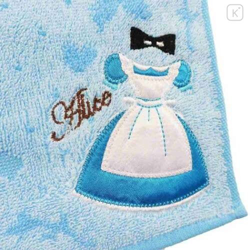 Japan Disney Jacquard Handkerchief Wash Towel - Alice in Wonderland - 3