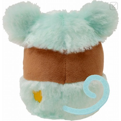 Japan San-X Rilakkuma Fluffy Plush - Chairoikoguma / New Year's Mouse - 2
