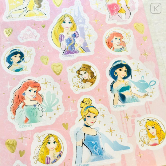 Japan Disney Sticker - Princess Ariel Rapunzel Jasmine - 3