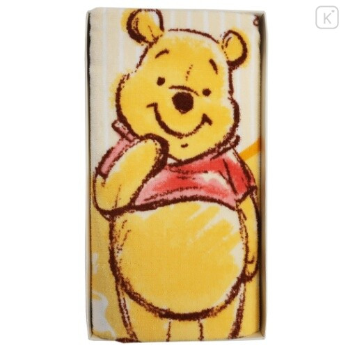 Japan Disney Winnie the Pooh Fluffy Towel - 2