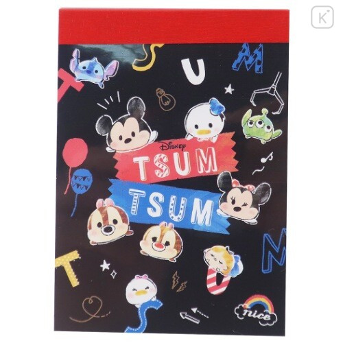 Japan Disney Mini Notepad - Tsum Tsum Party - 1