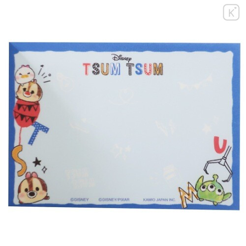 Japan Disney Mini Notepad - Tsum Tsum Party - 3