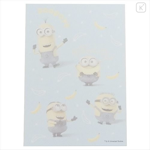 Japan Despicable Me A6 Notepad - Minions - 4