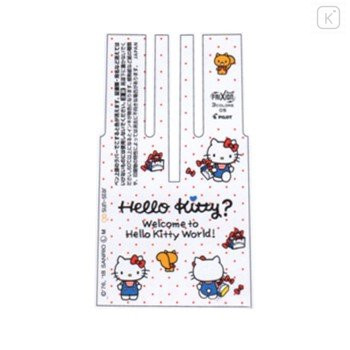 Japan Sanrio FriXion Erasable 3 Color Multi Gel Pen - Hello Kitty - 2
