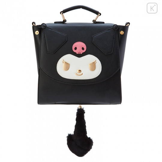 Japan Sanrio 3 Ways Mini Backpack Bag - Kuromi | Kawaii Limited