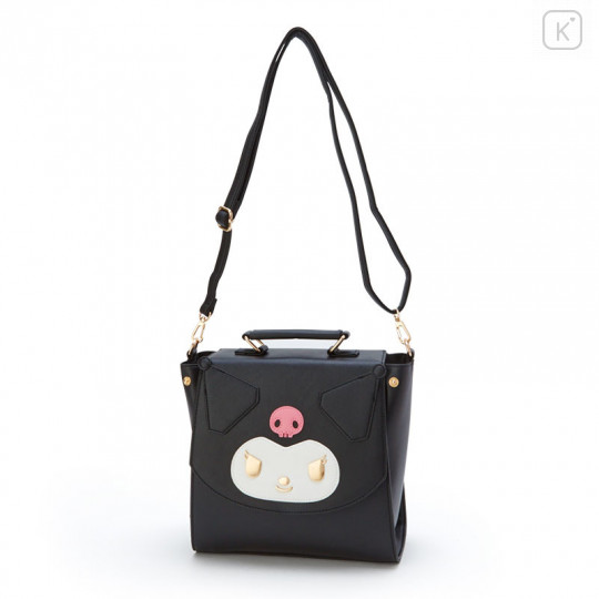 Japan Sanrio 3 Ways Mini Backpack Bag - Kuromi - 3