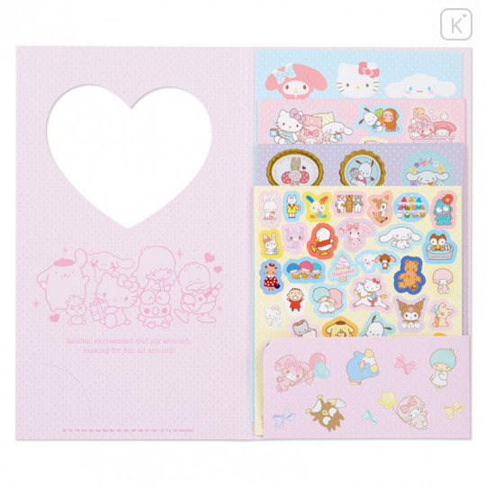 Japan Sanrio Sticker 200pcs - Sanrio Family - 3