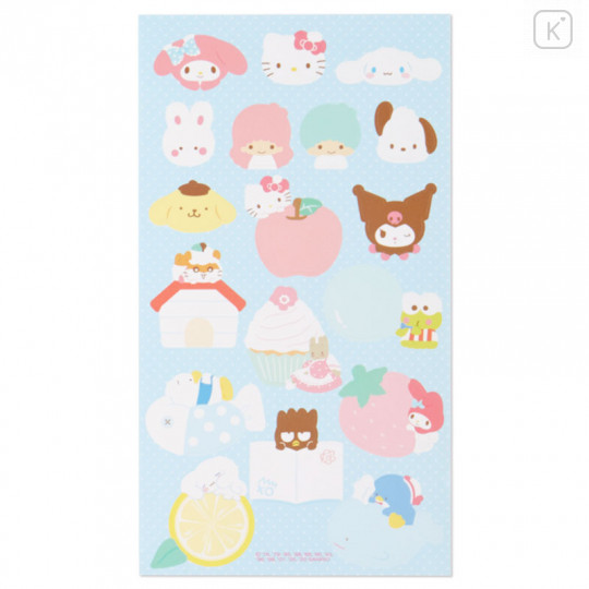 Japan Sanrio Sticker 200pcs - Sanrio Family - 5