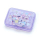 Japan Sanrio Sticker with Case - Sanrio Family Purple