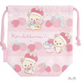 Japan Rilakkuma Drawstring Bag - Korilakkuma Light Pink - 2