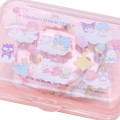 Japan Sanrio Sticker with Case - Sanrio Family Pink - 3