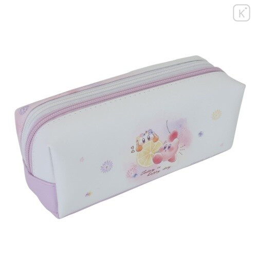 Japan Nintendo Zipper Makeup Stationery Pencil Bag Pouch - Kirby Fruit - 4