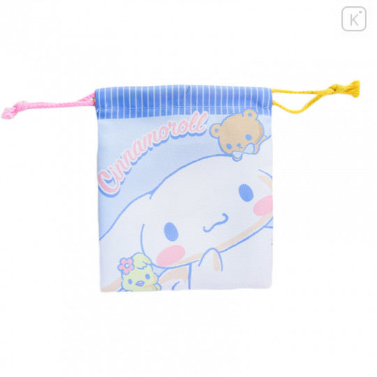 Sanrio Drawstring Bag - Cinnamoroll Blue - 1