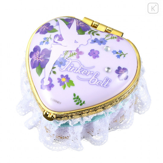 Japan Disney Store Notepad Memo Mirror Jewelry Box - Heart Tinkle Belle - 1