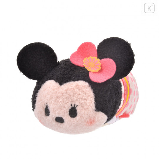 Japan Disney Store Tsum Tsum Mini Plush (S) - Minnie Summer Festival - 1