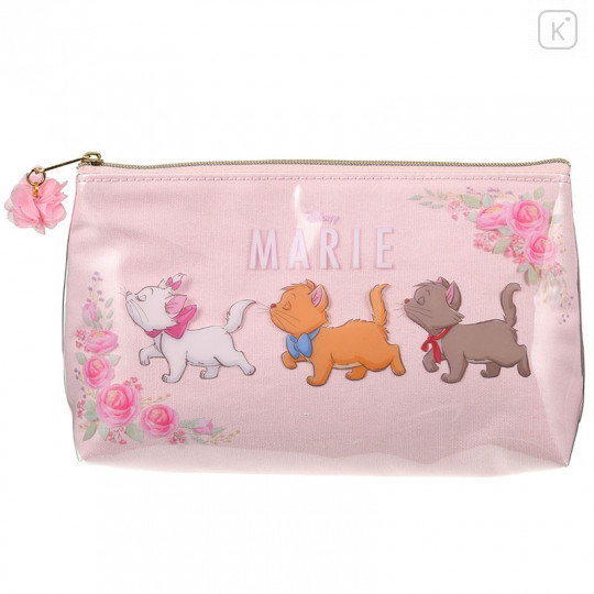 Japan Disney Store Makeup Cosmetic Bag Pouch - Aristocat Marie Cat - 1