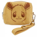 Japan Pokemon Mini Pouch with Hand Strap - Eevee - 1