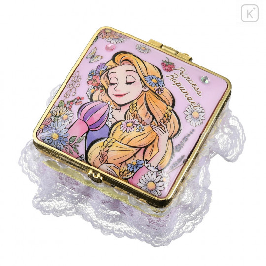Japan Disney Store Notepad Memo Mirror Jewelry Box - Rapunzel Cheerful Dance - 1