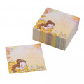 Japan Disney Store Notepad Memo Mirror Jewelry Box - Belle Cheerful Dance - 4