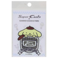 Japan Sanrio Vinyl Sticker - Pompompurin / Super Cub Logo - 1